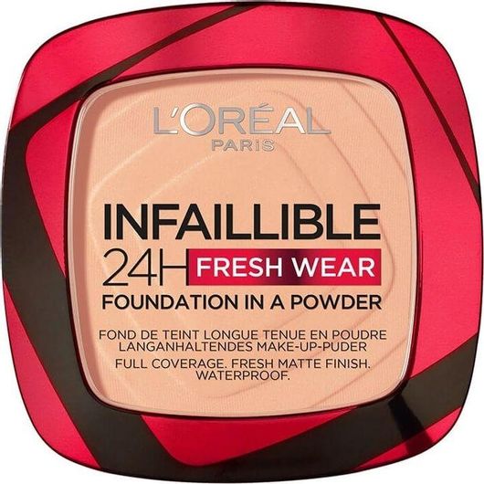 Foundation L'Oreal Infaillible 24H Fresh Wear In A Powder 9gr 245 golden honey