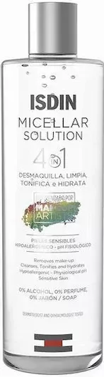 Isdin Solution Micellar Water Αφαίρεσης Μακιγιάζ Προσώπου 400ml