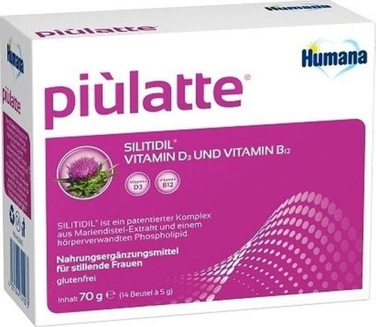 Humana Piulatte Συμπλήρωμα για την Εγκυμοσύνη 70gr 14 Φακελίσκοι