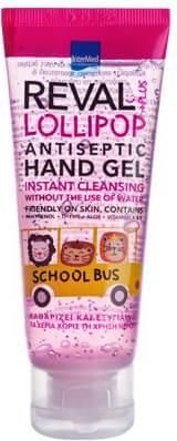 Αντισηπτικό Χεριών Intermed Reval Kid's Gel School Bus Lollipop 30ml