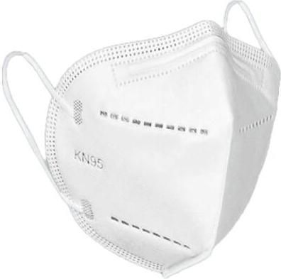 Μάσκες Προστασίας Syndesmos SynMask KN95 Χωρίς Βαλβίδα Μιας Χρήσης 5 τμχ Λευκές
