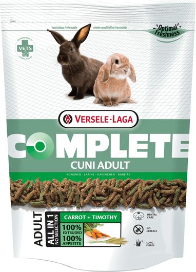 Τροφή Τρωκτικών Versele Laga Complete Cuni Adult Carrot & Timothy 1.75kg