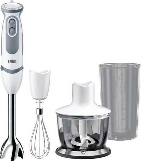 Braun MQ5235 Ραβδομπλέντερ με Ανοξείδωτη Ράβδο 1000W Λευκό