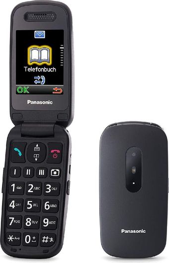 Κινητό Απλής Χρήσης Panasonic KX-TU446EXB 6.1cm 2.4" 110 g Black