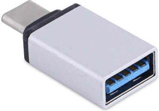 Μετατροπέας USB-C male σε USB-A female Ασημί USB-02