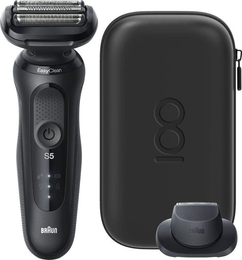 Ξυριστική Μηχανή Προσώπου Braun Series 5 81728155 Επαναφορτιζόμενη Μαύρο