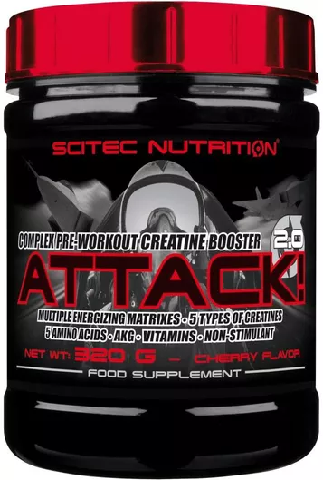 Scitec Nutrition Attack 2.0 320g Cherry