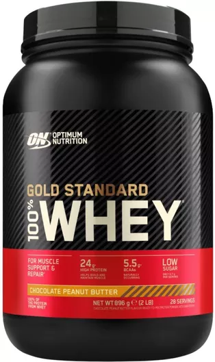 ON - Optimum Nutrition 100% Whey Gold Standard 908g Chocolate Peanut Butter