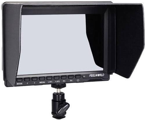 Feelworld Fw759 7" IPS HDMI On-Camera Monitor with Sunshade & HDMI Lock