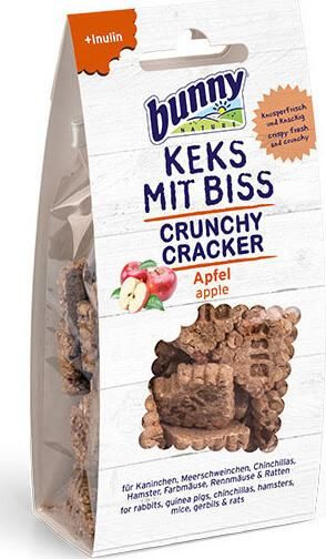 Τροφή για Χάμστερ Bunny Keks Mit Biss Cracker Μήλο 50gr