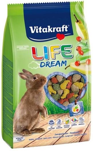Τροφή για Κουνέλια Vitakraft Life Dream High Premium 600gr