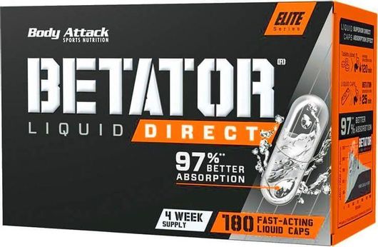 Body Attack Betator Ειδικό Συμπλήρωμα Διατροφής 180 Κάψουλες
