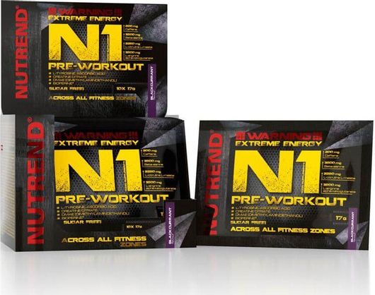 Nutrend N1 Συμπλήρωμα Pre Workout 300gr Red Orange