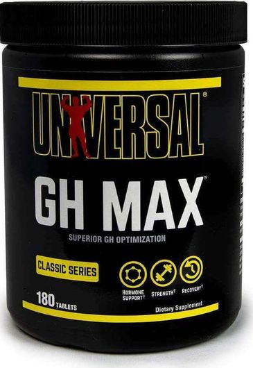Universal Nutrition GH Max Συμπλήρωμα για Προπόνηση & Ενίσχυση της Τεστοστερόνης 180 ταμπλέτες