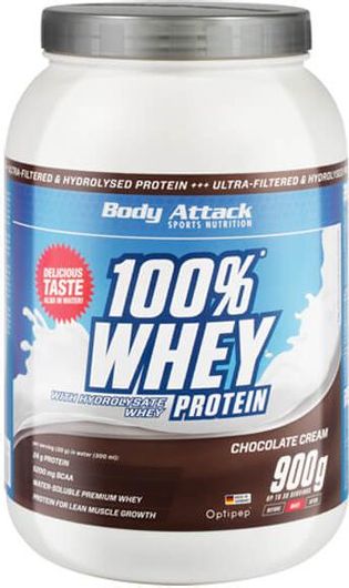 Body Attack 100% Whey Protein Chocolate Cream 900g