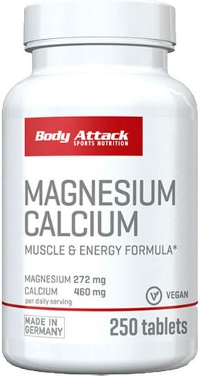 Body Attack Μαγνήσιο 250 Ταμπλέτες