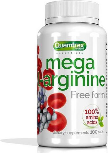 Mega L-Arginine 100 caps Quamtrax