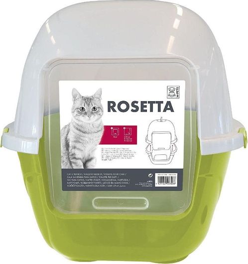 Τουαλέτα Γάτας M-Pets Rosetta Κλειστή Πράσινο 62x53x56cm