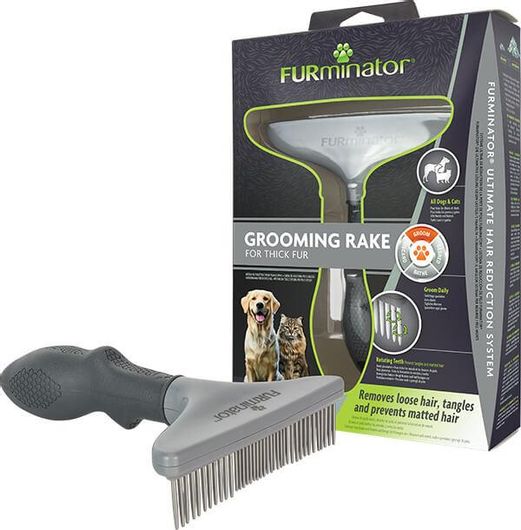 Χτένα Σκύλου FURminator Grooming Rake for Thick Fur για Περιποίηση Τριχώματος