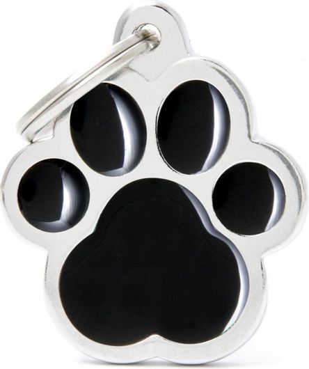 Ταυτότητα Σκύλου My Family Classic Πατούσα Μεγάλη Μαύρη