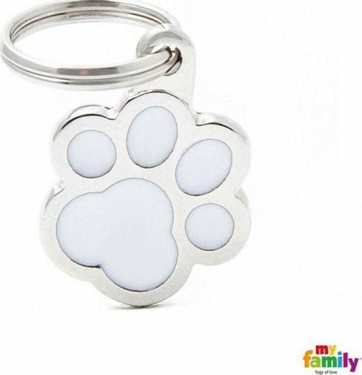 Ταυτότητα Σκύλου My Family Classic Big Paw Πατούσα Λευκό