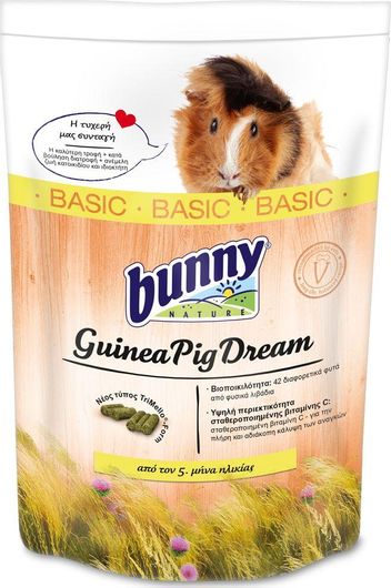 Τροφή Τρωκτικού Bunny Nature Guinea Pig Dream Basic 750gr