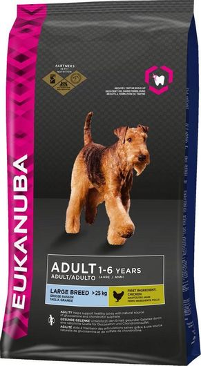 Ξηρά Τροφή Eukanuba Adult Large Breed 12kg για Ενήλικους Σκύλους Μεγαλόσωμων Φυλών με Κοτόπουλο 