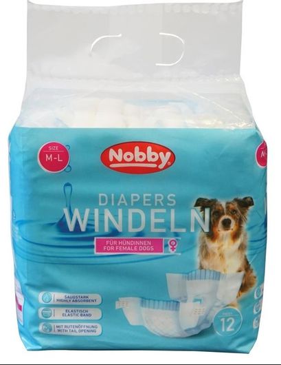 Πάνες Βρακάκια Nobby M-L 36-52cm 12 τμχ