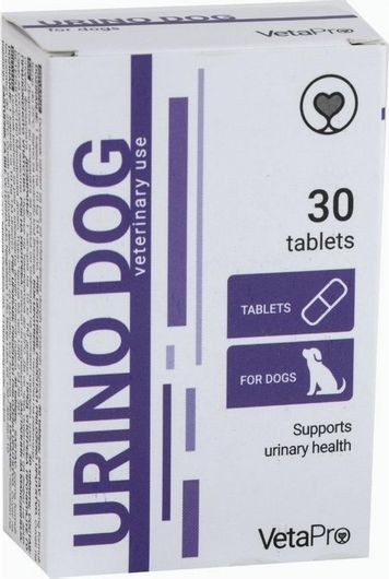 Συμπλήρωμα Διατροφής Σκύλου Vetapro Urino Dog 30tabs για το Ουροποιητικό