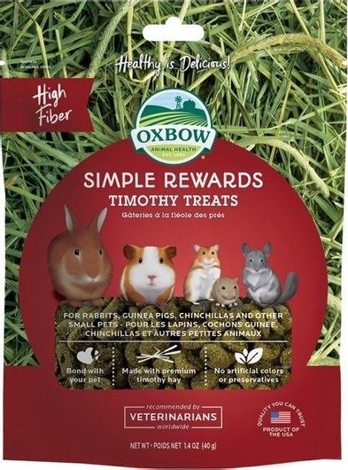 Λιχουδιά Τρωκτικού Oxbow Simple Rewards Timothy 40gr