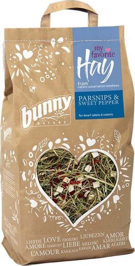 Τροφή Τρωκτικών Bunny Nature Χόρτα για Κουνέλι με Πιπεριά 100gr