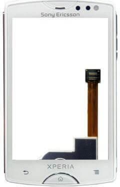 Μηχανισμός Αφής & Front για Sony Ericsson ST15 Xperia Mini 