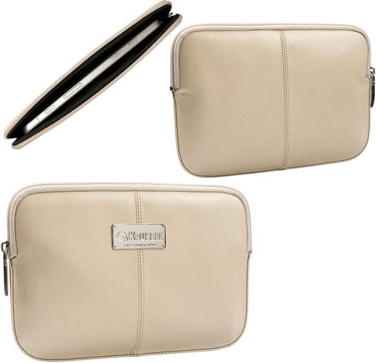 Θήκη Universal Krusell Leather Luna Sleeve Cream 7" Μπεζ