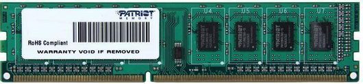 Μνήμη RAM Patriot 8GB DDR3 με Ταχύτητα 1600 για Desktop