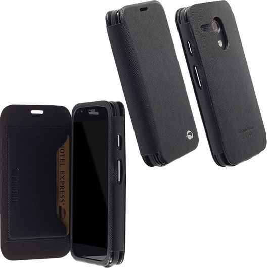 Krusell Θηκη Motorola Moto G X1032 Leather Malmo Flipcover Black