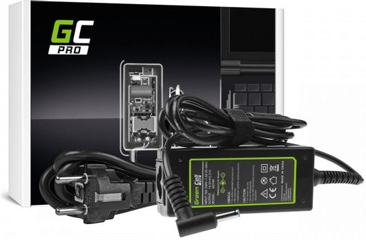 Φορτιστής Laptop Green Cell για Laptop HP 45W 2.31A 19.5V με Αποσπώμενο Καλώδιο
