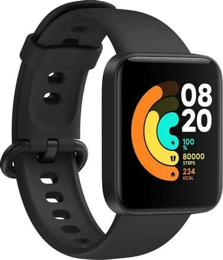 Smartwatch Xiaomi Mi Watch Lite 41mm Αδιάβροχο με Παλμογράφο Μαύρο