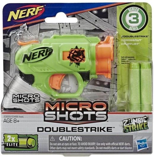 Nerf Hasbro Microshots Zombie Strike Doublestrike E3000Eu40