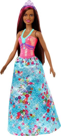 Barbie Dreamtopia Dark Skin Brunette Princess Gjk15