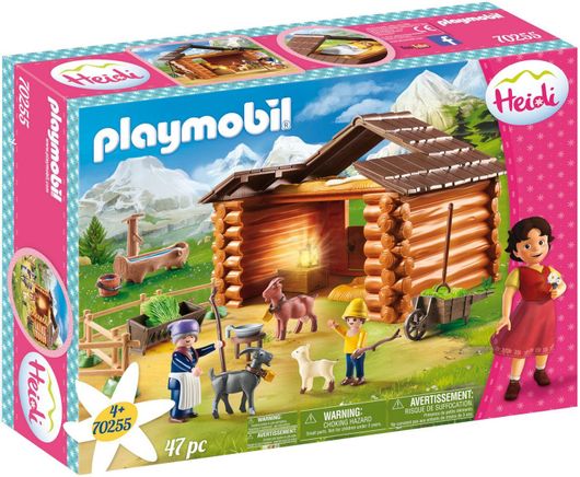 Playmobil Heidi Ο Πέτερ και η Γιαγιά στη Στάνη με τις Κατσικούλες του για 4+ Ετών
