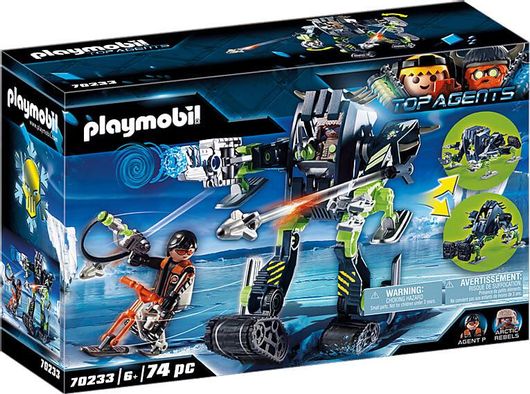 Playmobil Top Agents Arctic Rebels Ice Robot για 6+ ετών