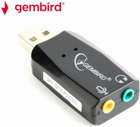 Κάρτα Ήχου Gembird Virtus Plus Εξωτερική USB 2.0