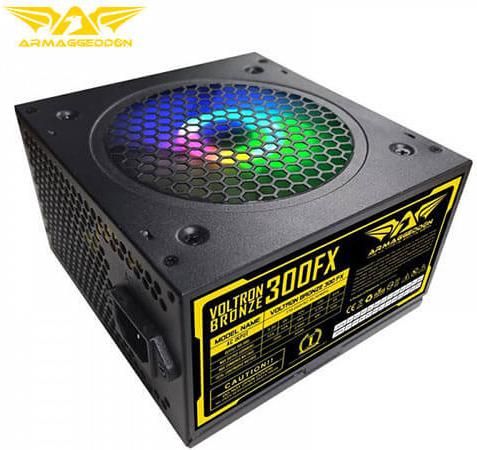 Τροφοδοτικό Υπολογιστή Armaggeddon RGB PSU 300W Voltron Bronze 300FX