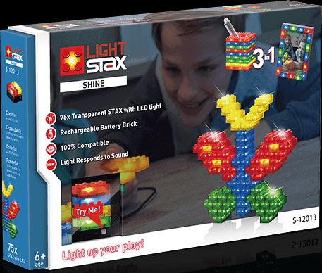 Τουβλάκια Light Stax Shine Set για 6+ Ετών 75τμχΚωδικός: LS-S12013