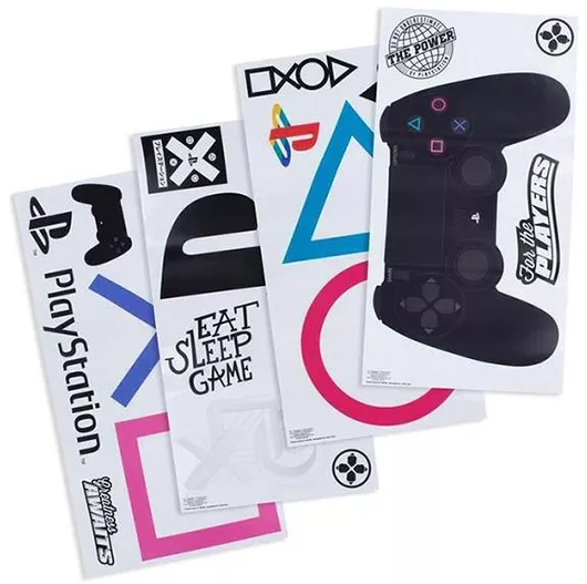 Διακοσμητικό Αυτοκόλλητο Τοίχου Paladone Playstation Set