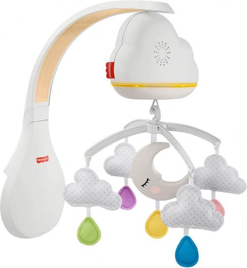 Μόμπιλε Κούνιας Fisher Price με Μουσική και Περιστροφή Ονειρεμένα Συννεφάκια