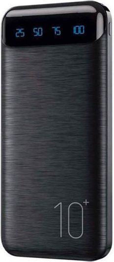WK Minre WP-161 Power Bank 10000mAh με 2 Θύρες USB-A Quick Charge 2.0 Μαύρο