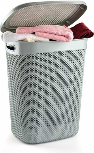 Καλάθι Απλύτων Πλαστικό Viosarp Μ-170 45x37.5x57cm Γκρί