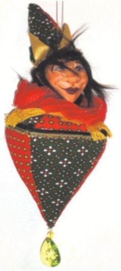 Αποκριάτικο Αξεσουάρ Κούκλα Γελωτοποιός Κρεμαστός 18315