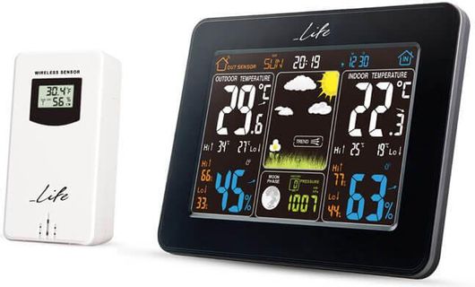 Ασύρματος Μετεωρολογικός Σταθμός Life WES-300 221-0060